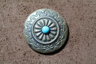 シルバー950コンチョターコイズ37mm